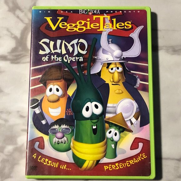 Lot of 2 DVD VeggieTales Lord Of The Beans & Sumo Of The Opera - Picture 7 of 11